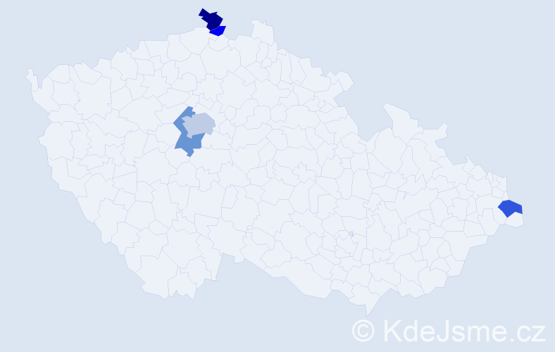 Příjmení: 'Obergruber', počet výskytů 11 v celé ČR