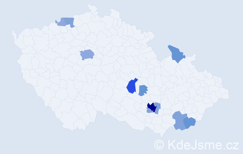 Příjmení: 'Tálská', počet výskytů 32 v celé ČR