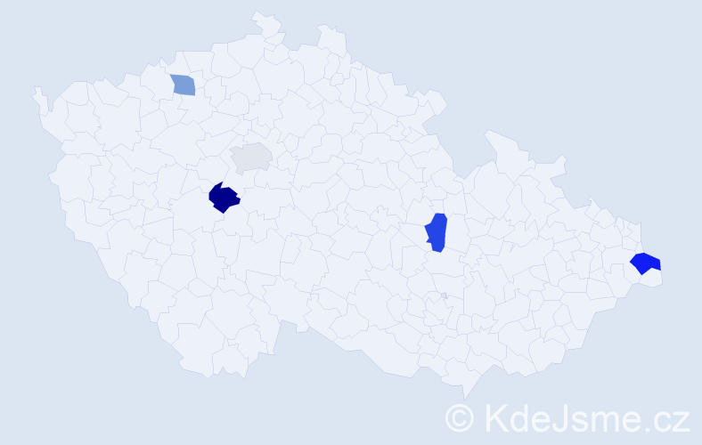 Příjmení: 'Mironidisová', počet výskytů 6 v celé ČR