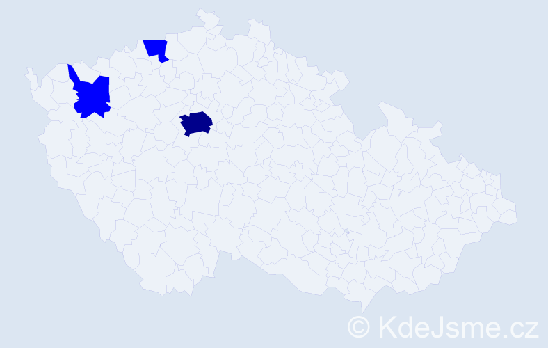 Příjmení: 'Dorokhova', počet výskytů 4 v celé ČR
