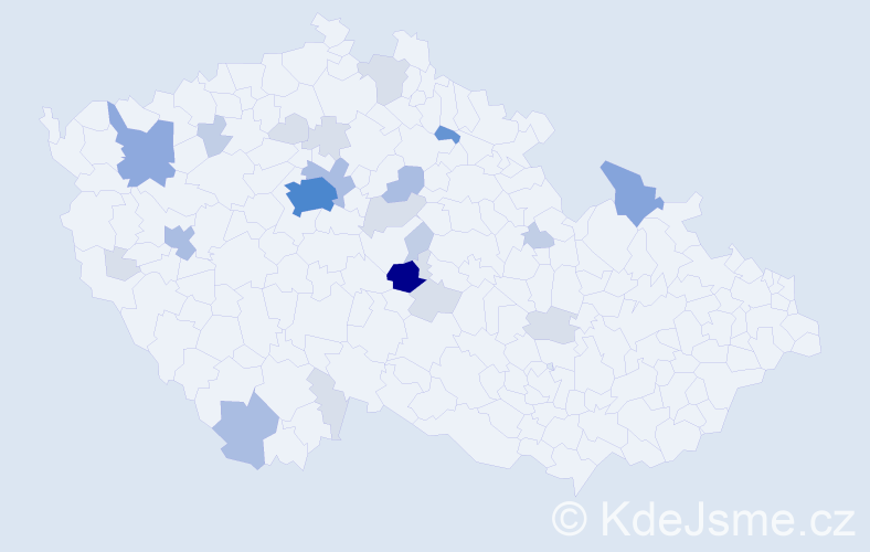 Příjmení: 'Sekotová', počet výskytů 74 v celé ČR
