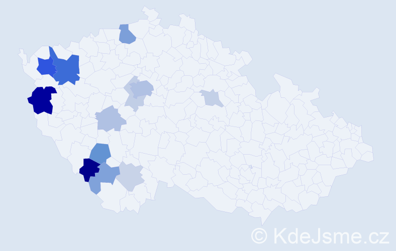 Příjmení: 'Churaň', počet výskytů 36 v celé ČR