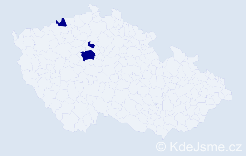 Příjmení: 'Mölzerová', počet výskytů 3 v celé ČR