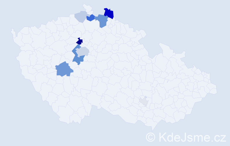 Příjmení: 'Taller', počet výskytů 31 v celé ČR