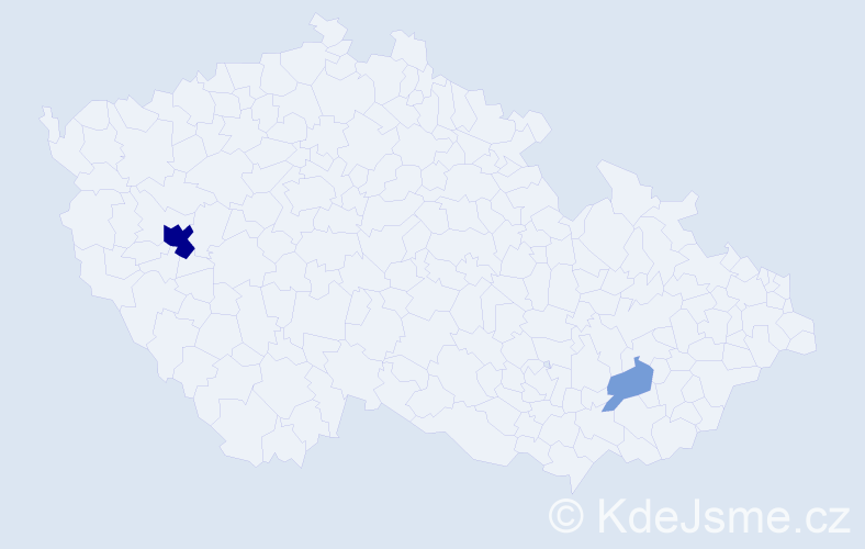 Příjmení: 'Michalidesová', počet výskytů 7 v celé ČR