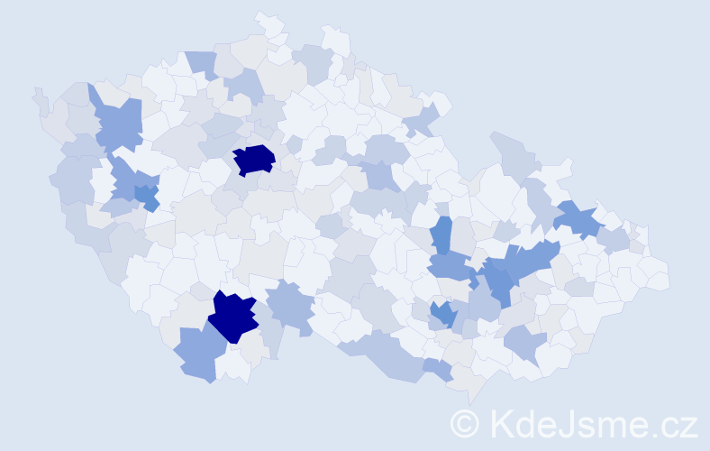 Příjmení: 'Schuster', počet výskytů 514 v celé ČR