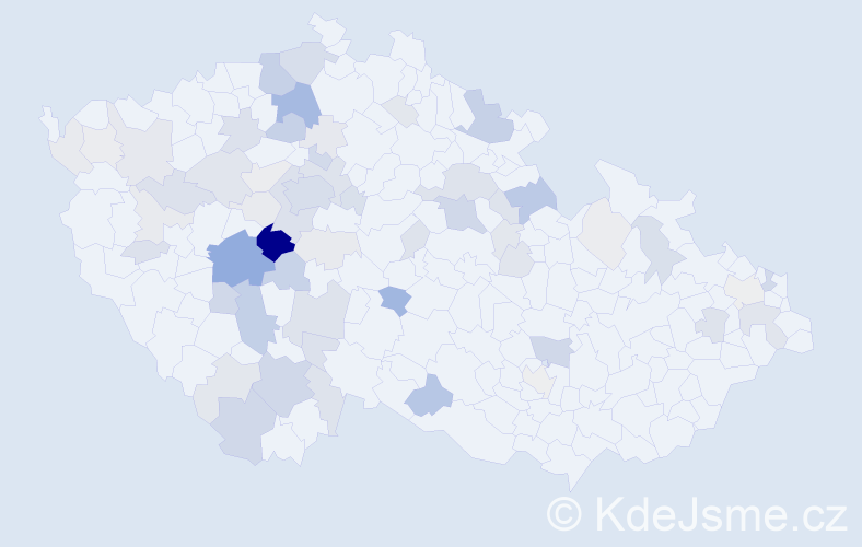Příjmení: 'Vandas', počet výskytů 202 v celé ČR