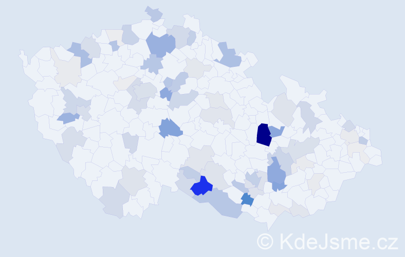 Příjmení: 'Selinger', počet výskytů 240 v celé ČR