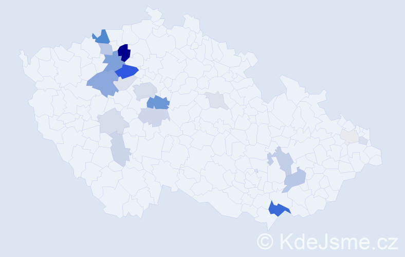 Příjmení: 'Erlichová', počet výskytů 61 v celé ČR