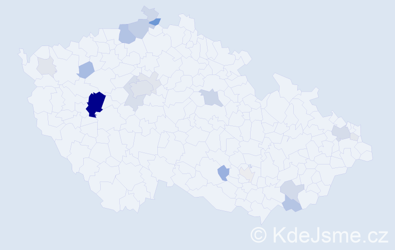 Příjmení: 'Inemanová', počet výskytů 62 v celé ČR