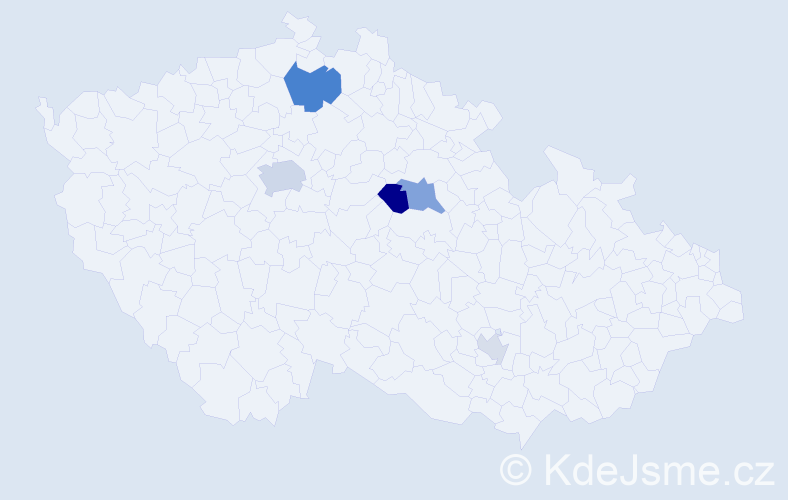 Příjmení: 'Miartušová', počet výskytů 12 v celé ČR
