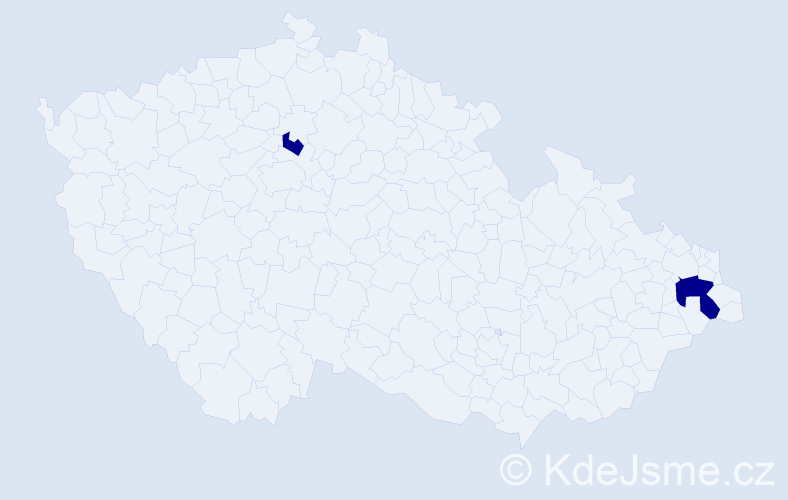 Příjmení: 'Minkovová', počet výskytů 4 v celé ČR