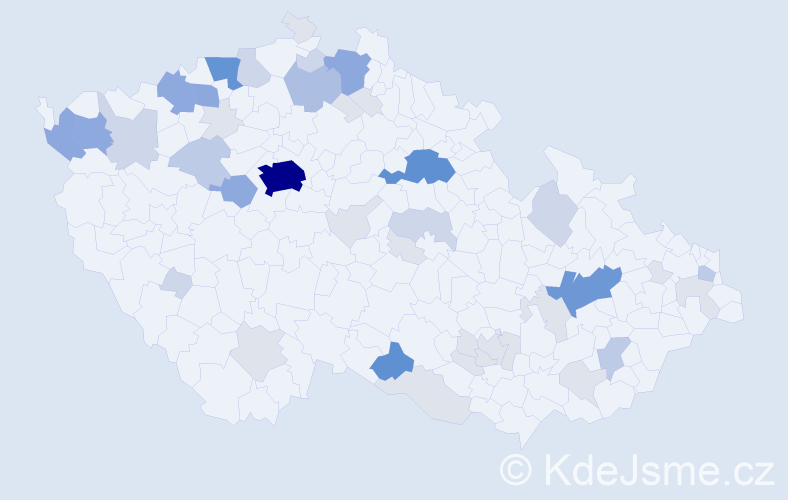 Příjmení: 'Melzer', počet výskytů 148 v celé ČR