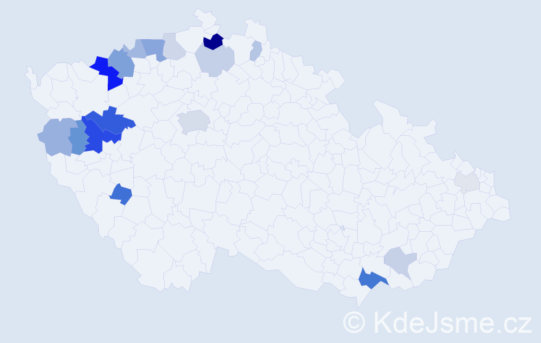 Příjmení: 'Fillinger', počet výskytů 42 v celé ČR