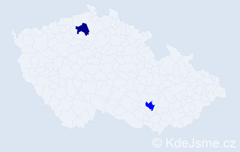 Příjmení: 'Undarmaa', počet výskytů 3 v celé ČR