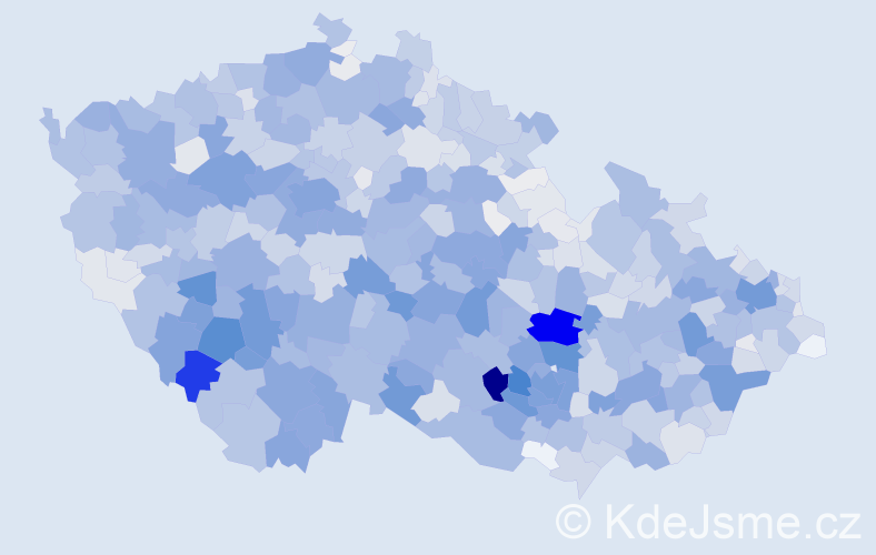 Příjmení: 'Staněk', počet výskytů 6406 v celé ČR