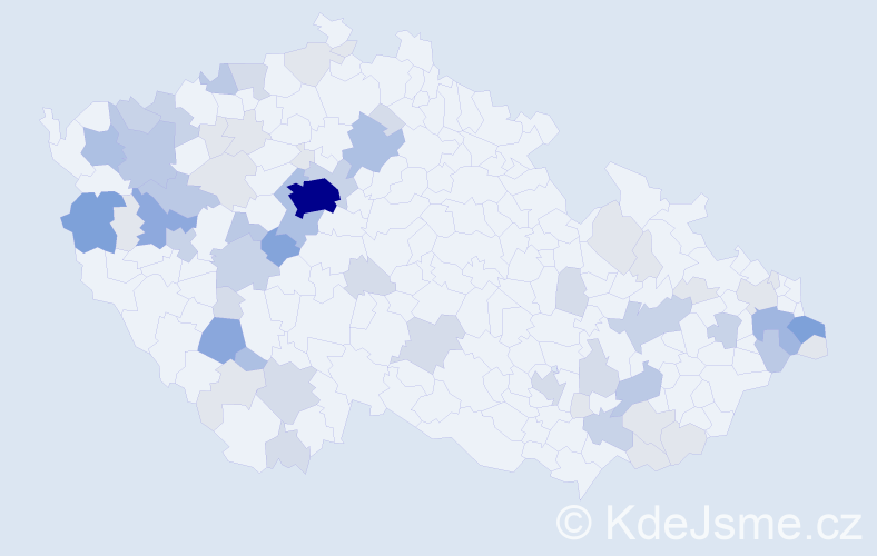 Příjmení: 'Plevková', počet výskytů 193 v celé ČR