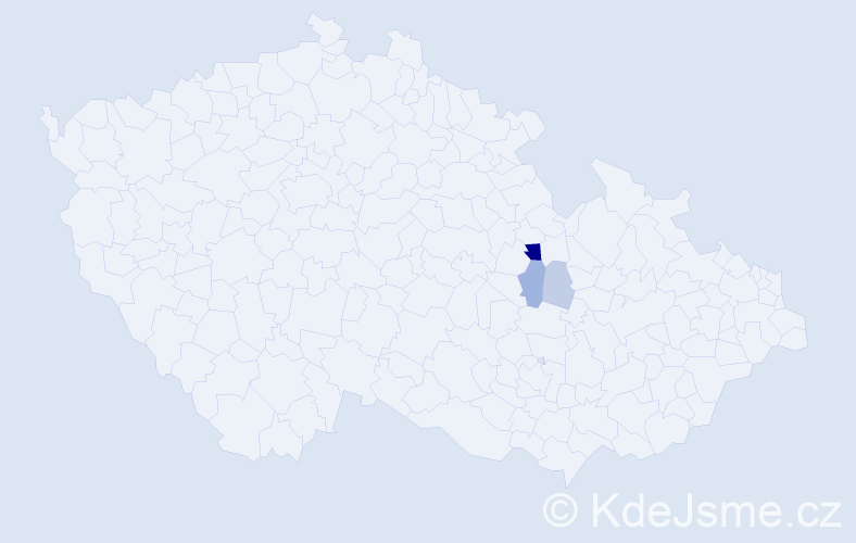 Příjmení: 'Lešinger', počet výskytů 10 v celé ČR