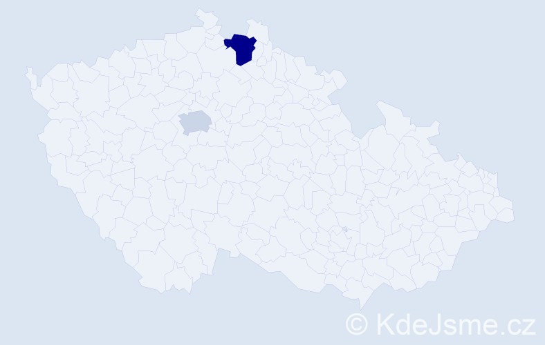 Příjmení: 'Barányi', počet výskytů 3 v celé ČR
