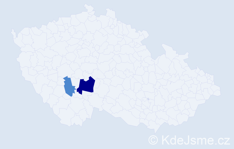 Příjmení: 'Matušicová', počet výskytů 4 v celé ČR