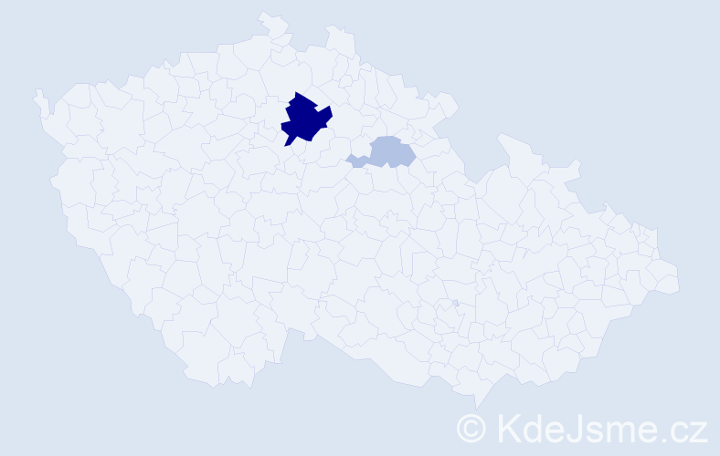 Příjmení: 'Bajtalon', počet výskytů 22 v celé ČR