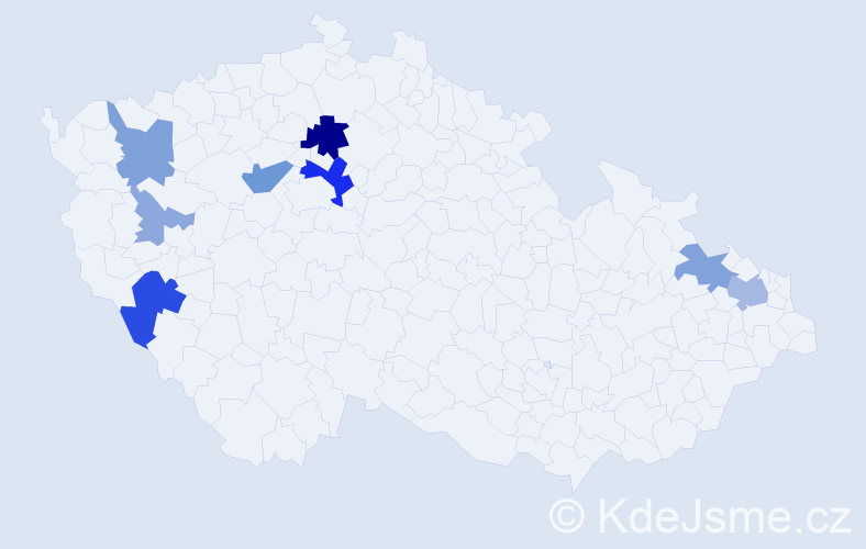 Příjmení: 'Liebzeitová', počet výskytů 23 v celé ČR