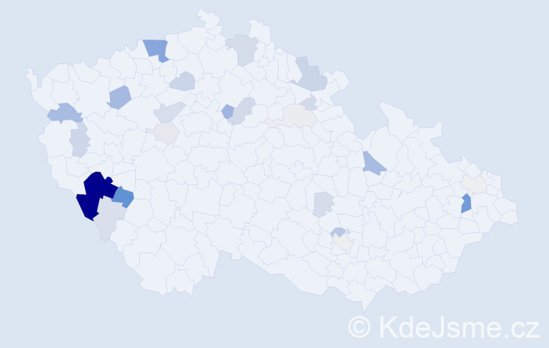 Příjmení: 'Guman', počet výskytů 112 v celé ČR