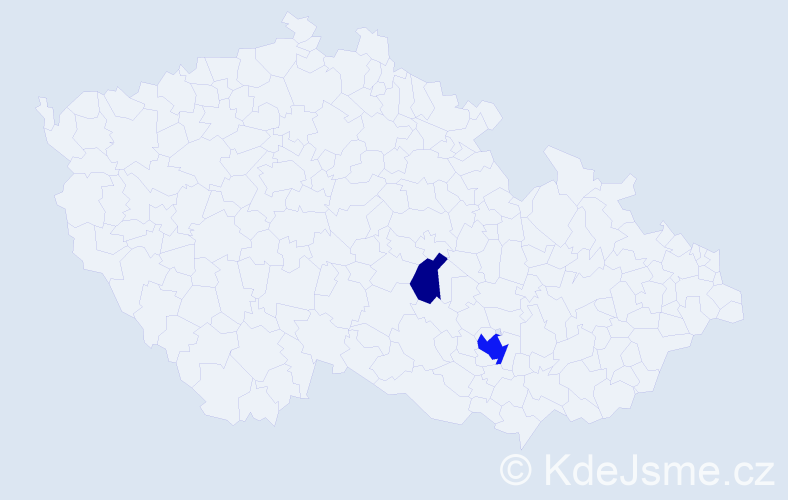 Příjmení: 'Wachsberger', počet výskytů 5 v celé ČR