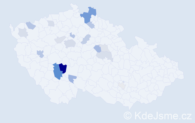Příjmení: 'Reinišová', počet výskytů 48 v celé ČR