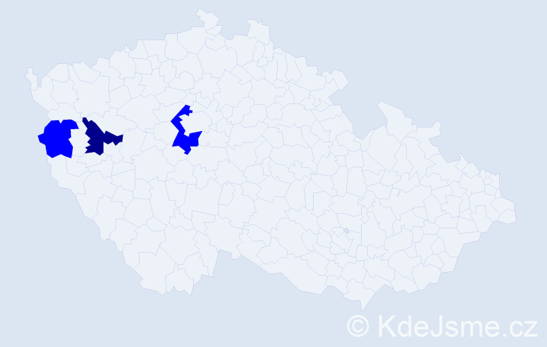 Příjmení: 'Matejbus', počet výskytů 4 v celé ČR