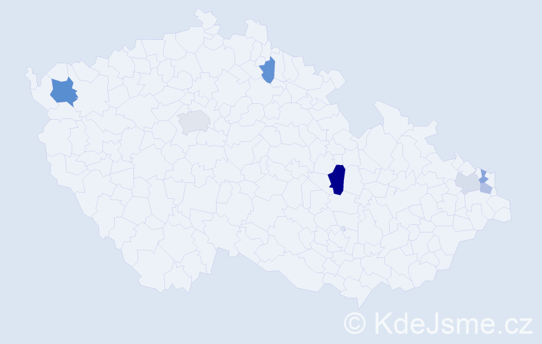 Příjmení: 'Pielová', počet výskytů 12 v celé ČR