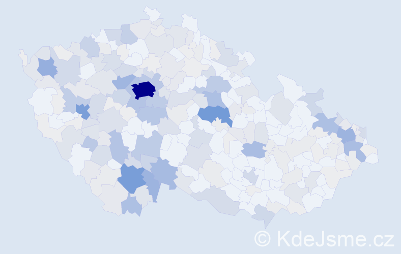 Příjmení: 'Korbelová', počet výskytů 1062 v celé ČR