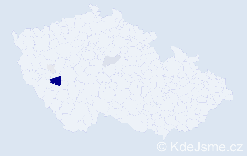 Příjmení: 'Lingurar', počet výskytů 6 v celé ČR