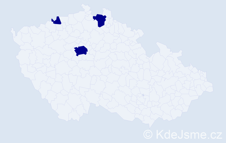 Příjmení: '"Hoang Si"', počet výskytů 3 v celé ČR