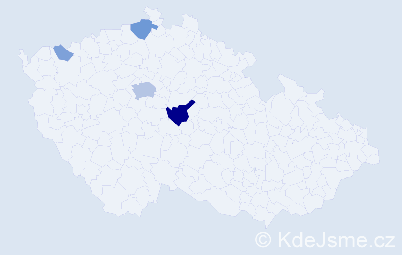Příjmení: 'Falge', počet výskytů 20 v celé ČR