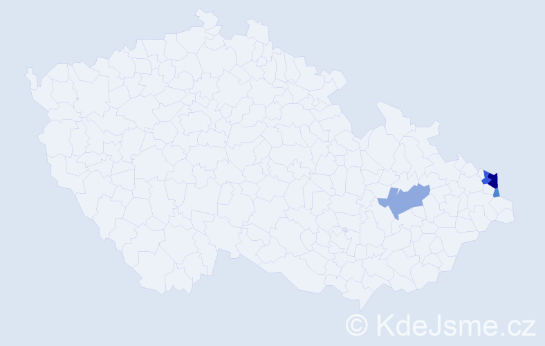 Příjmení: 'Sirek', počet výskytů 11 v celé ČR