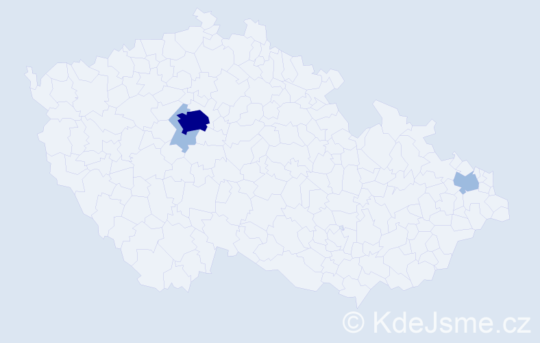 Příjmení: 'Leimgruber', počet výskytů 6 v celé ČR