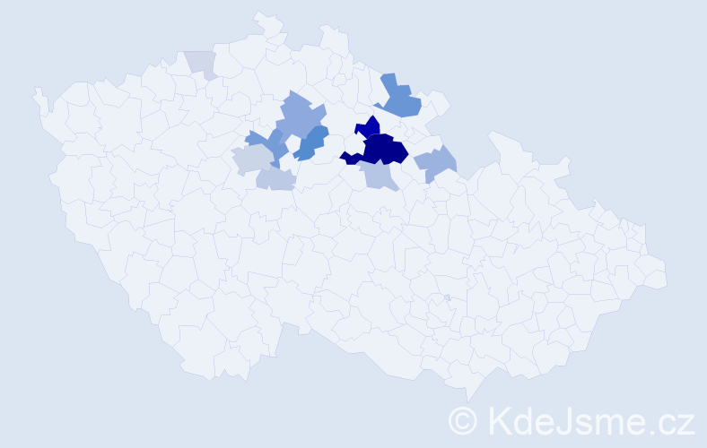 Příjmení: 'Erbsová', počet výskytů 49 v celé ČR