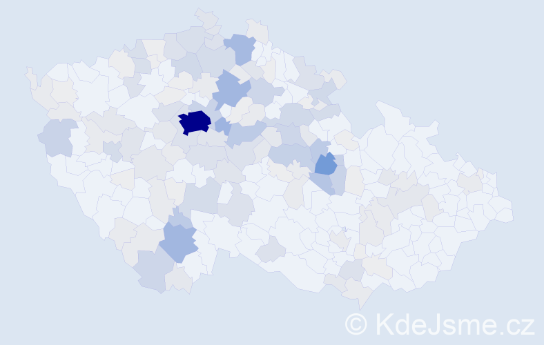 Příjmení: 'Vomáčková', počet výskytů 620 v celé ČR