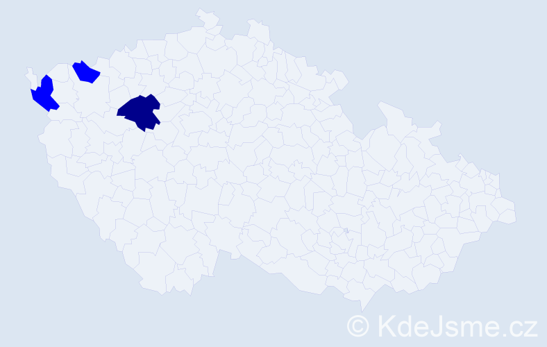 Příjmení: 'Rajchmannová', počet výskytů 4 v celé ČR