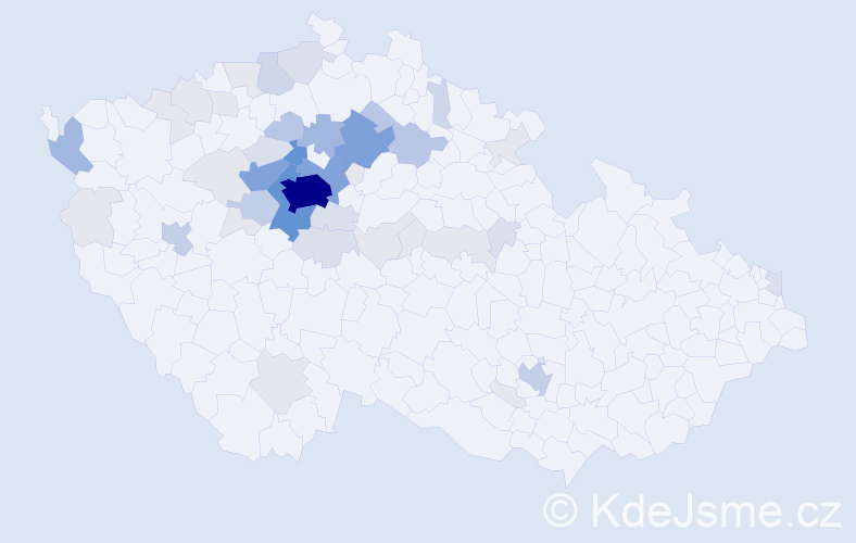 Příjmení: 'Kejmarová', počet výskytů 185 v celé ČR
