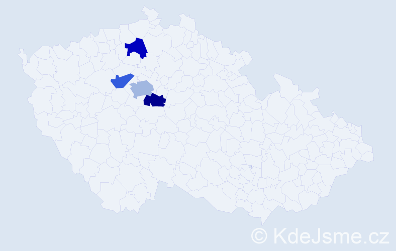 Příjmení: 'Hrytsyshyn', počet výskytů 10 v celé ČR