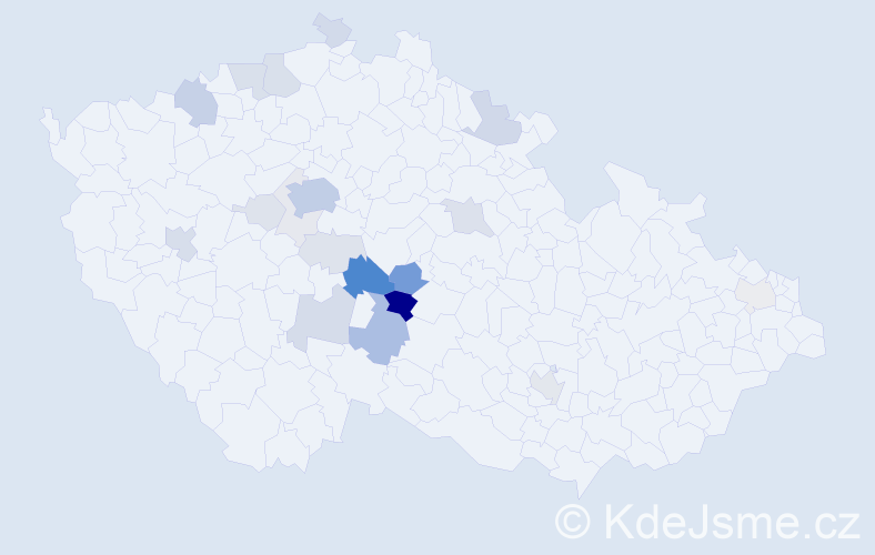 Příjmení: 'Limburský', počet výskytů 74 v celé ČR