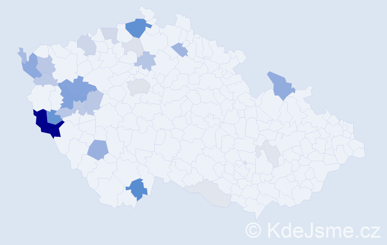 Příjmení: 'Macht', počet výskytů 81 v celé ČR