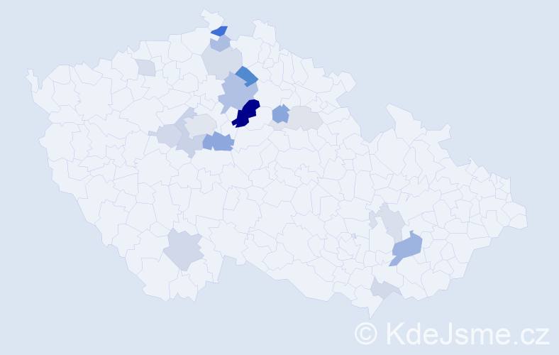 Příjmení: 'Ottomanská', počet výskytů 42 v celé ČR
