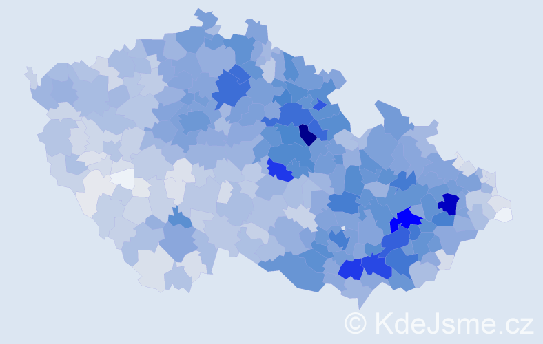 Příjmení: 'Horáková', počet výskytů 12658 v celé ČR