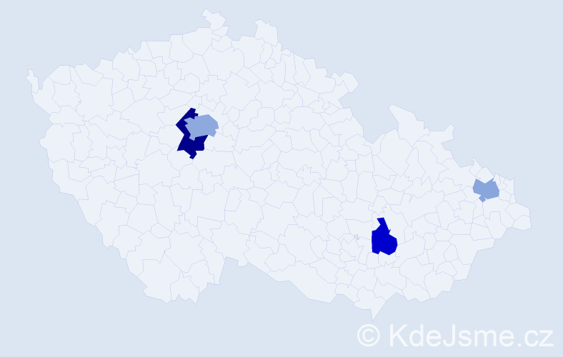 Příjmení: 'Buchynskyy', počet výskytů 7 v celé ČR