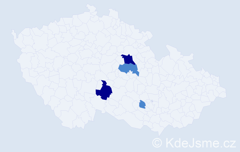 Příjmení: 'Kišidai', počet výskytů 8 v celé ČR