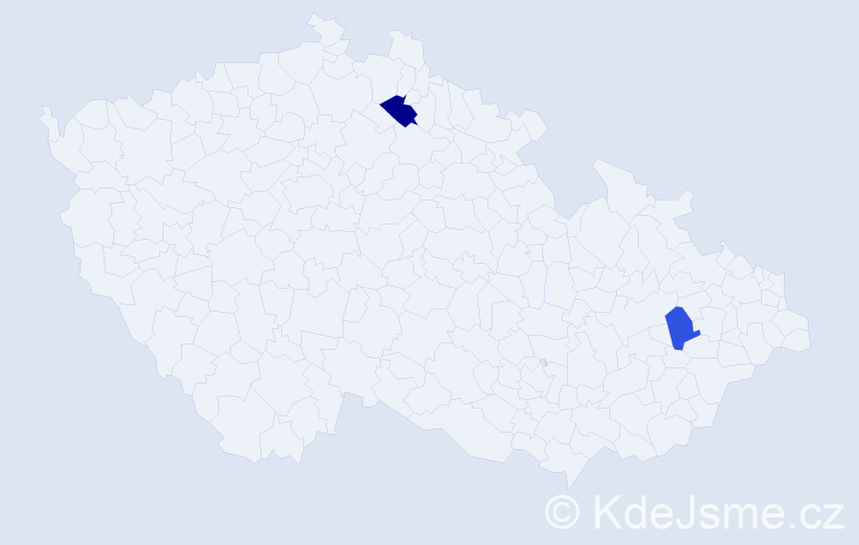Příjmení: 'Lonnerová', počet výskytů 5 v celé ČR
