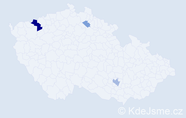 Příjmení: 'Saar', počet výskytů 10 v celé ČR